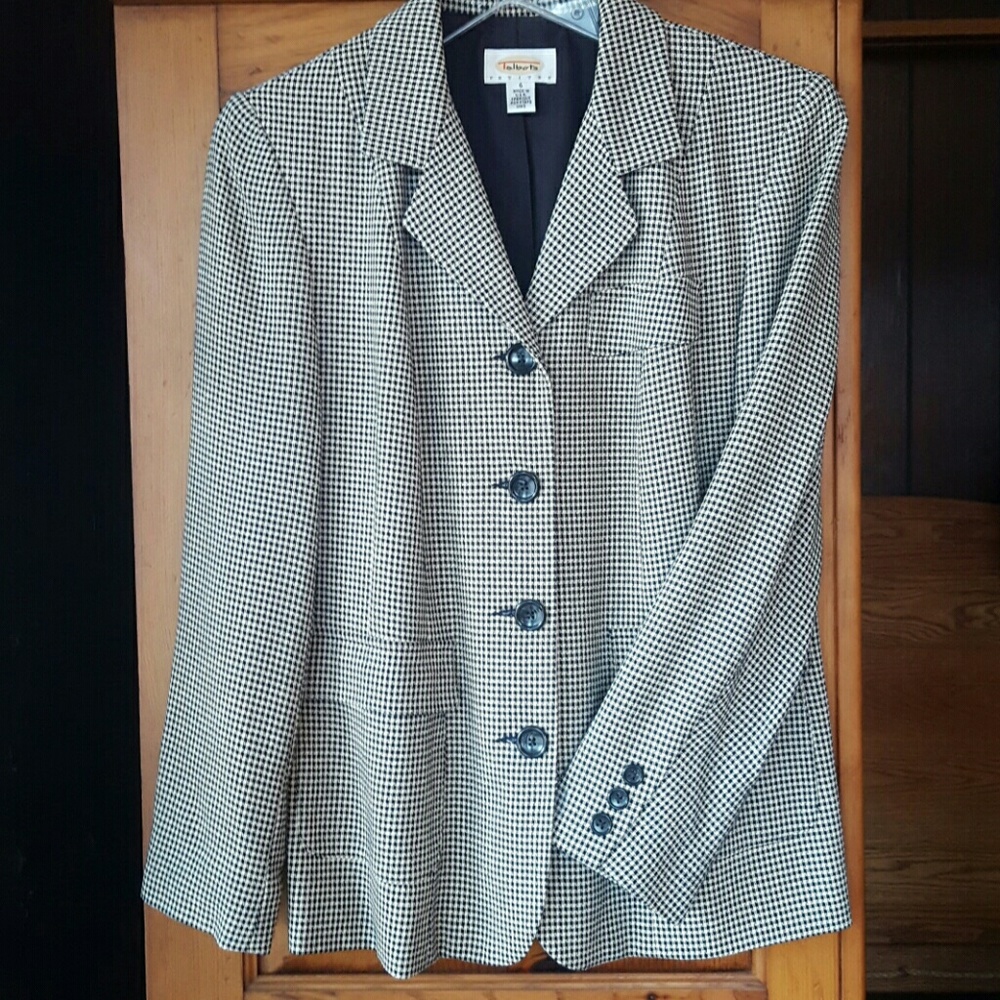 Hounds tooth navy / cream blazer