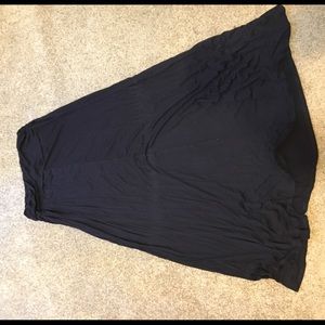 Merona black maxi skirt - large