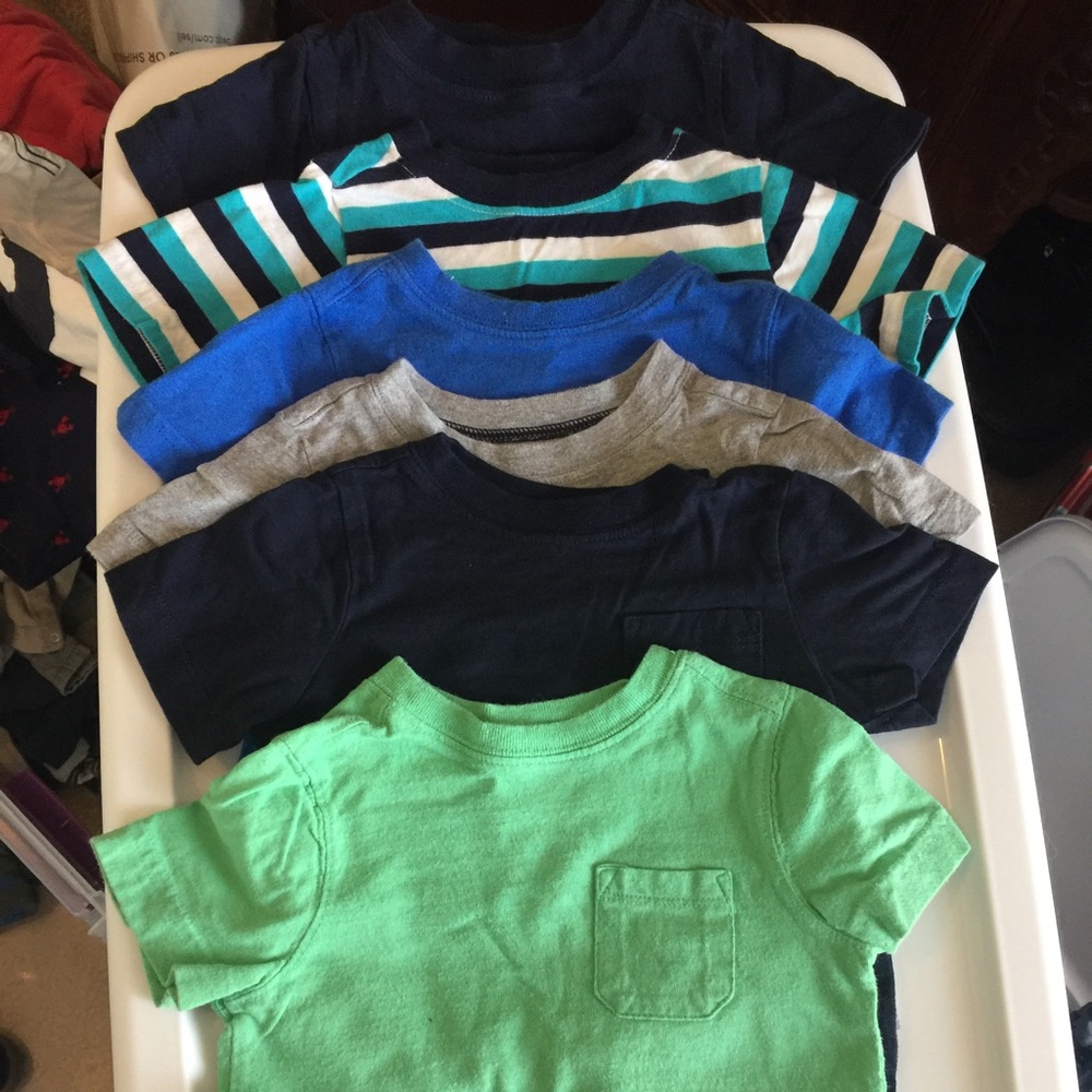 Crazy 8/Old Navy pocket tee Bundle. Summer colors