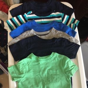 Crazy 8/Old Navy pocket tee Bundle. Summer colors