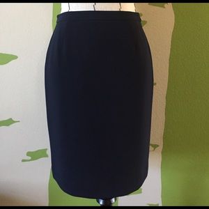 Ann Taylor Loft navy pencil skirt, size 2P