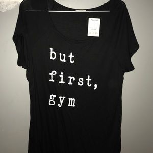 But first, gym