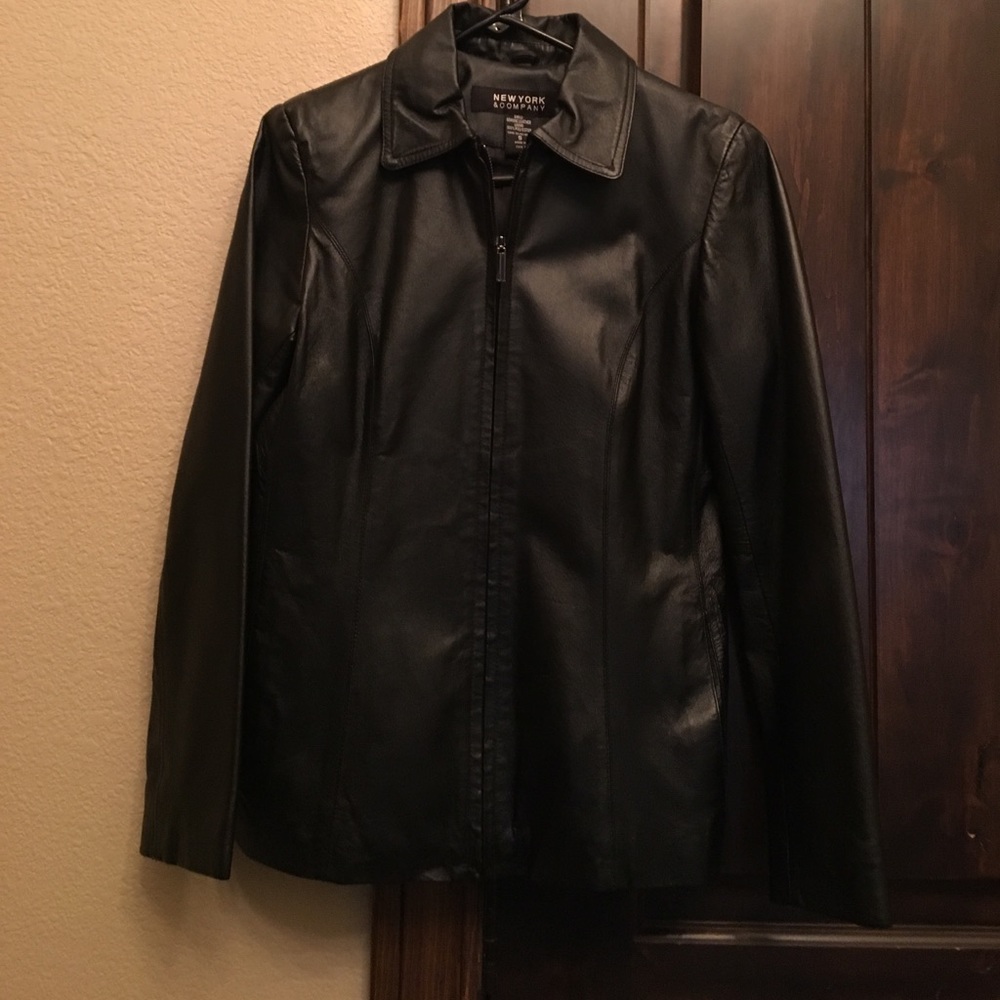 Women's leather jacket
