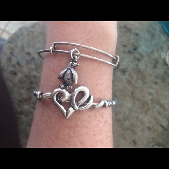 Alex and Ani Jewelry - 2 Silver Alex & Ani Bangles