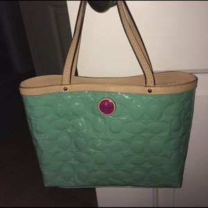 Light blue COACH bag