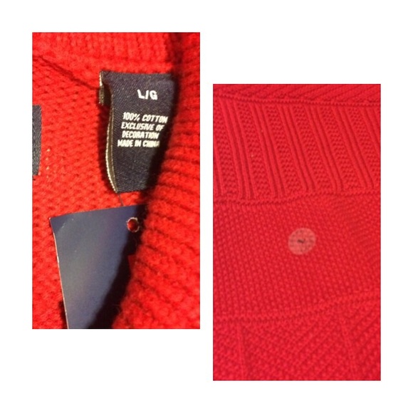 Chaps Patterned Shawl Pullover - Picture 3 of 7