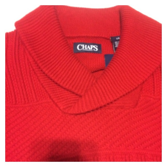 Chaps Patterned Shawl Pullover - Picture 4 of 7