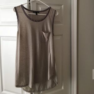 MNG Grey Top with Pocket
