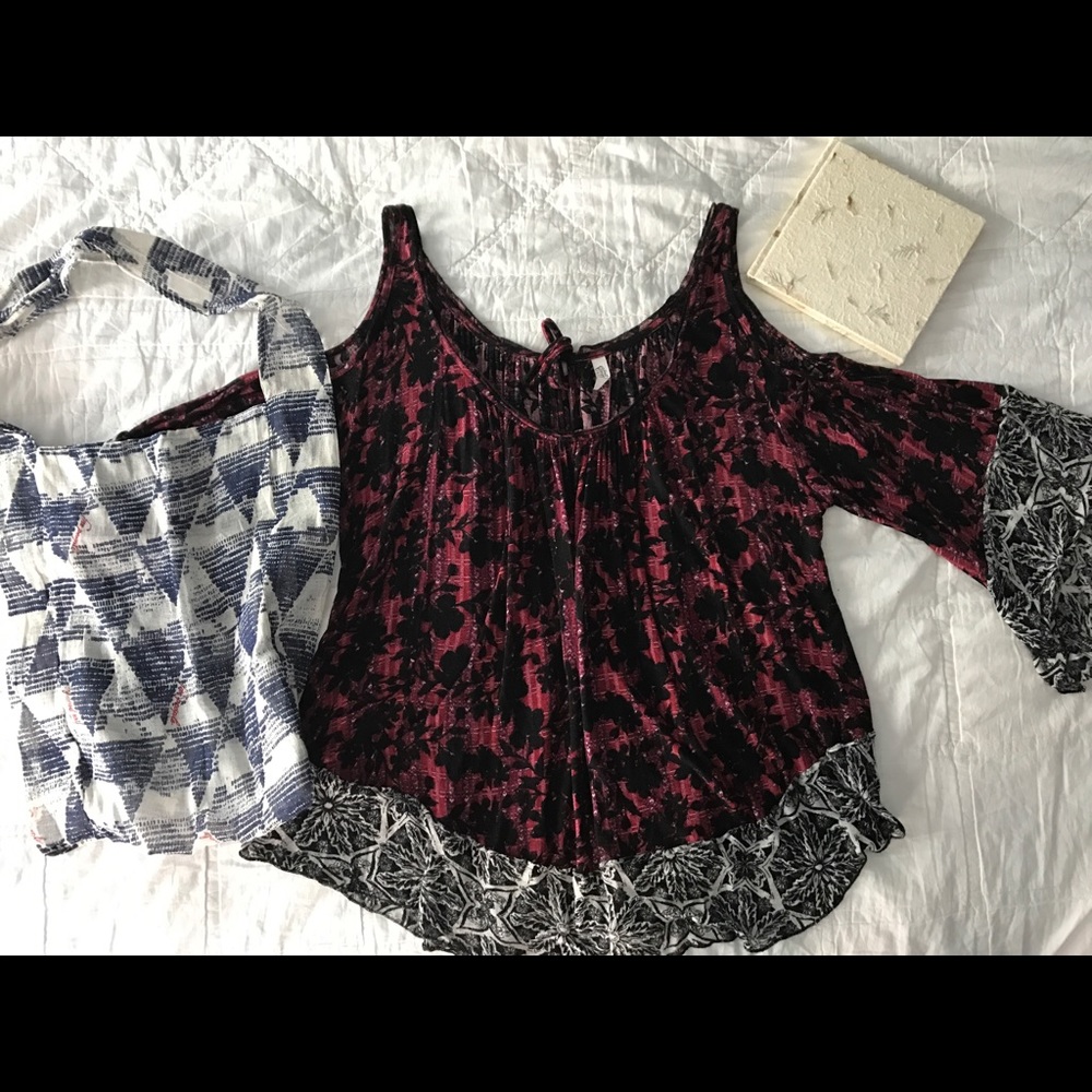 ❤ Free People S small boho top New FP canvas bag