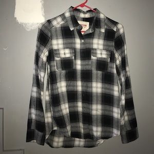 Black and white flannel