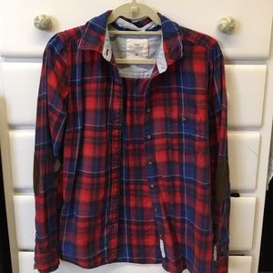Red and Blue Flannel Shirt
