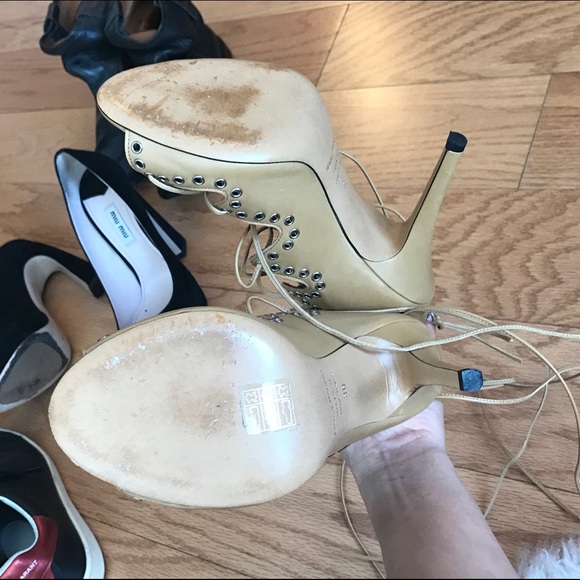 Isabel marant lelie heels sandal in tan - Picture 5 of 8