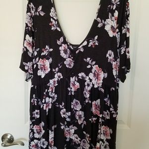 Low cut skater dress