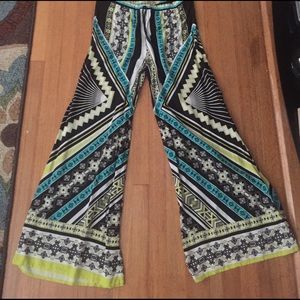 Patterned Gaucho Pants