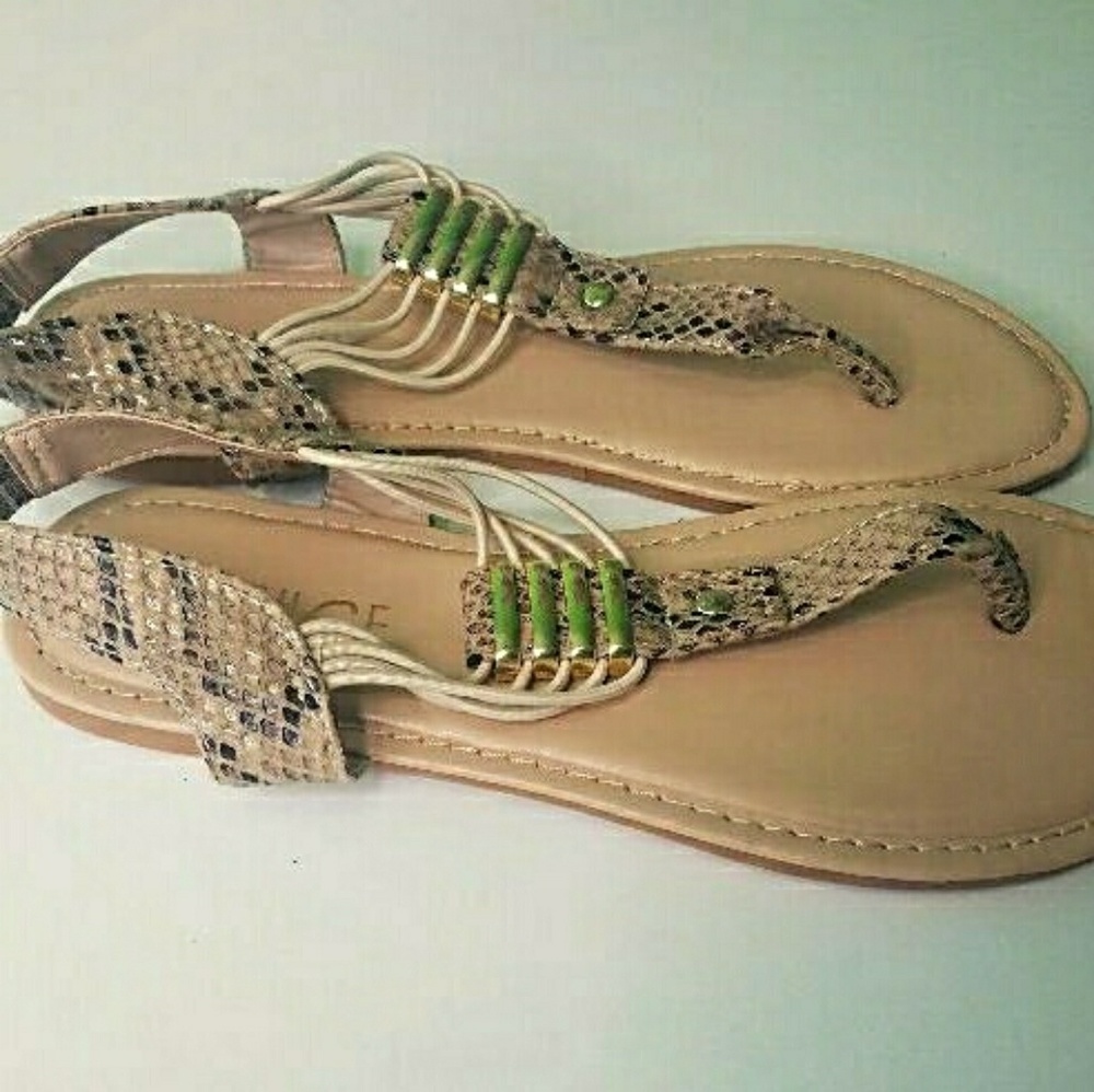 Snakeskin sandals
