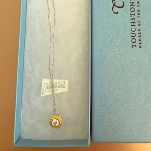 Touchstone Crystal Golden Rope Pendant