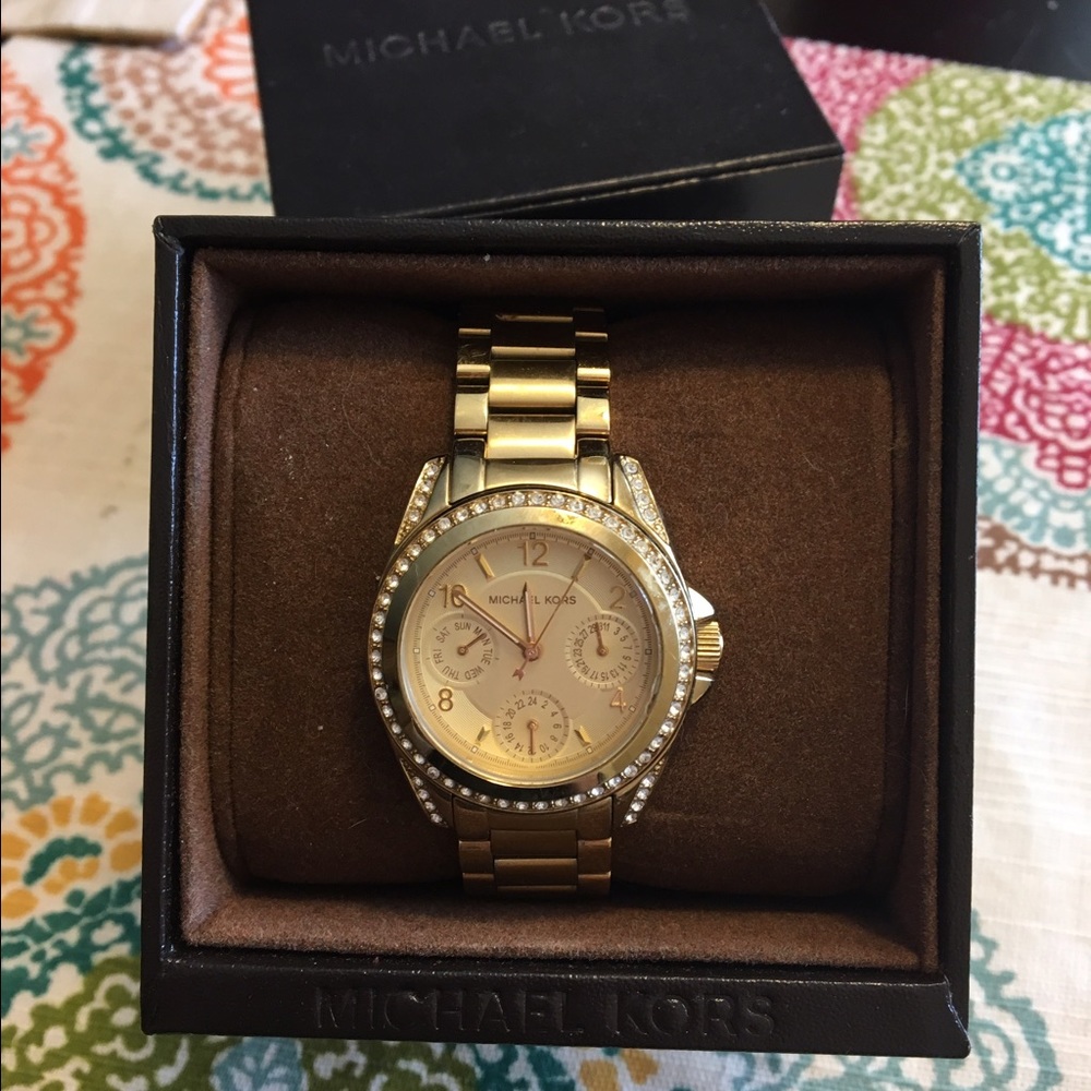 Michael Kors Women's Blair Gold-Tone Watch MK5639