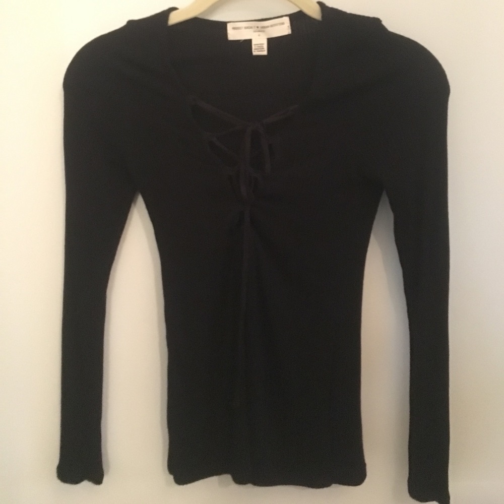 Urban outfitters lace up top