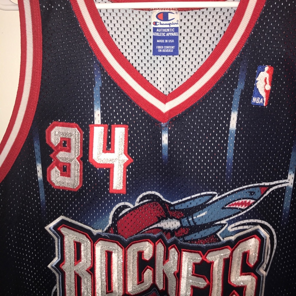 NBA authentic Olajuwon jersey