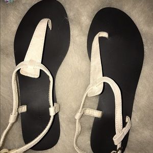 White Simple Sandals