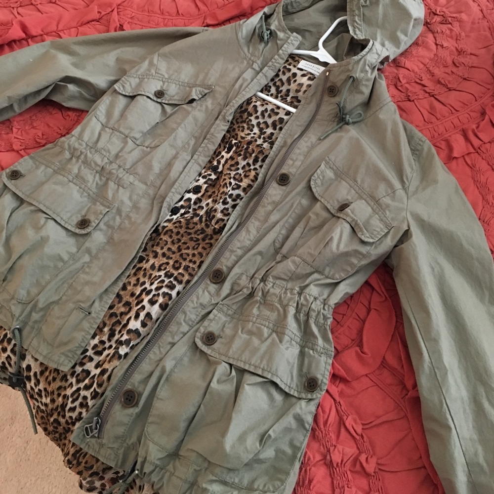 Ann Taylor Loft Green Spring Jacket