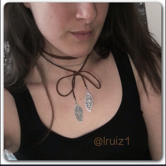 HP 10/26/17🎉Leaf Wrap Around Choker🍂 3 colors - Picture 2 of 5