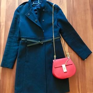 Zara Trench Coat in Navy Size S
