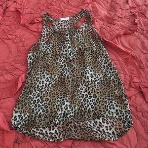 Leopard print top