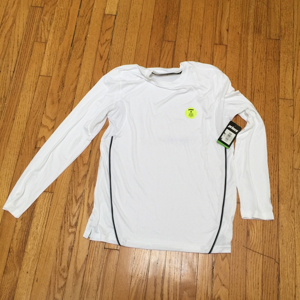NWT-Long sleeve white tennis shirt.