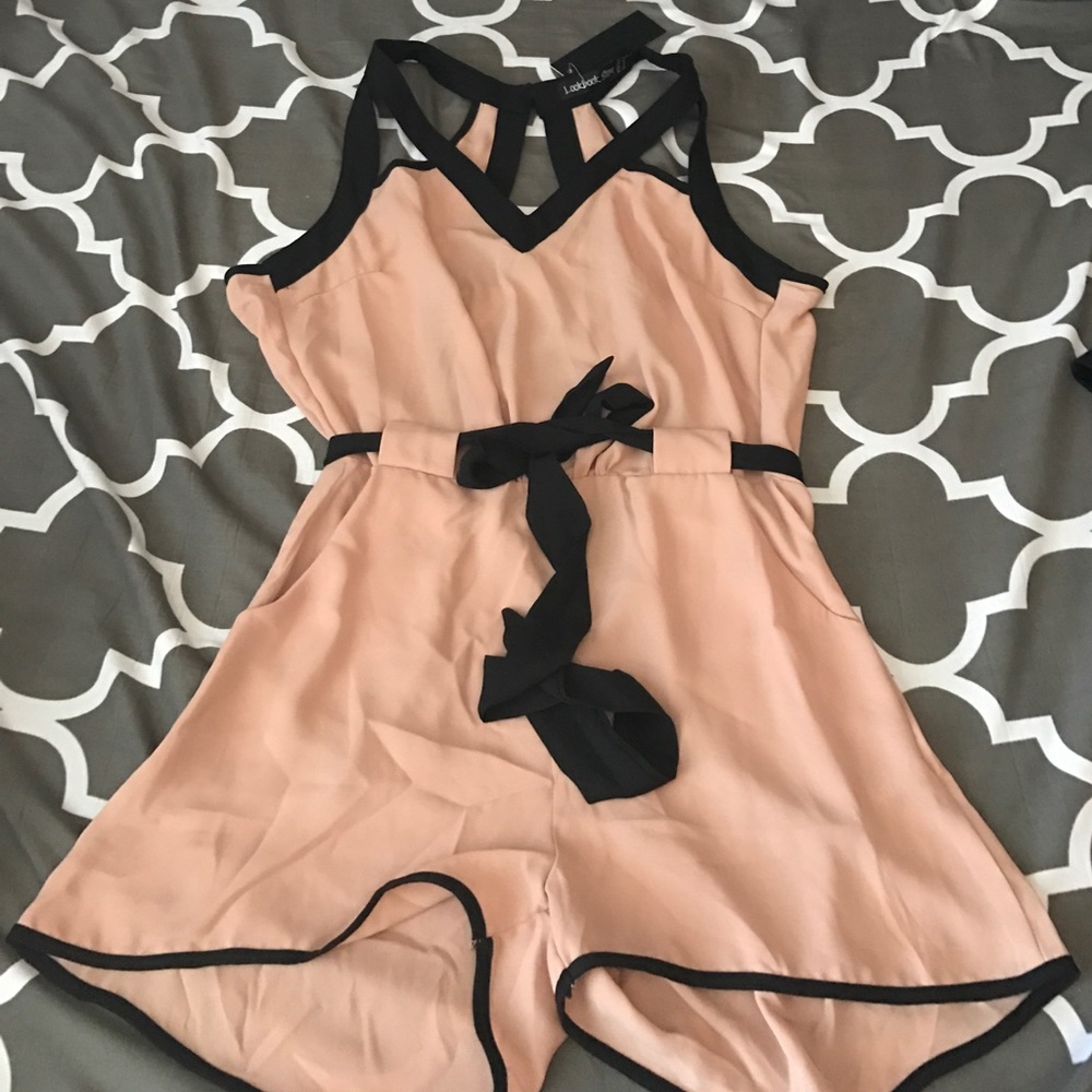 Blush pink romper