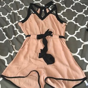 Blush pink romper