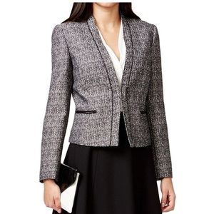 NWT Women's Tahari Tweed Long Sleeves Blazer Sz 10