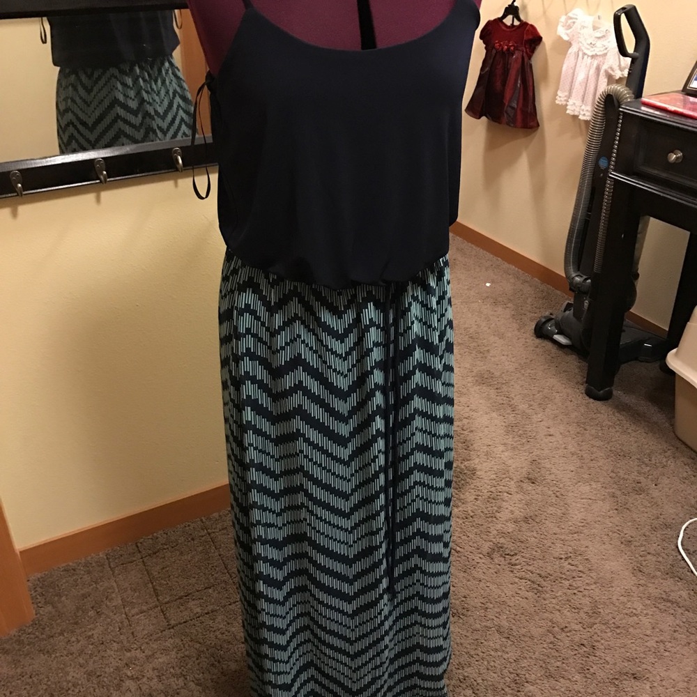 Navy blue dress