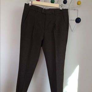 Madewell high rise wool trousers