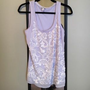 Express Embellished Tank Top -Size M