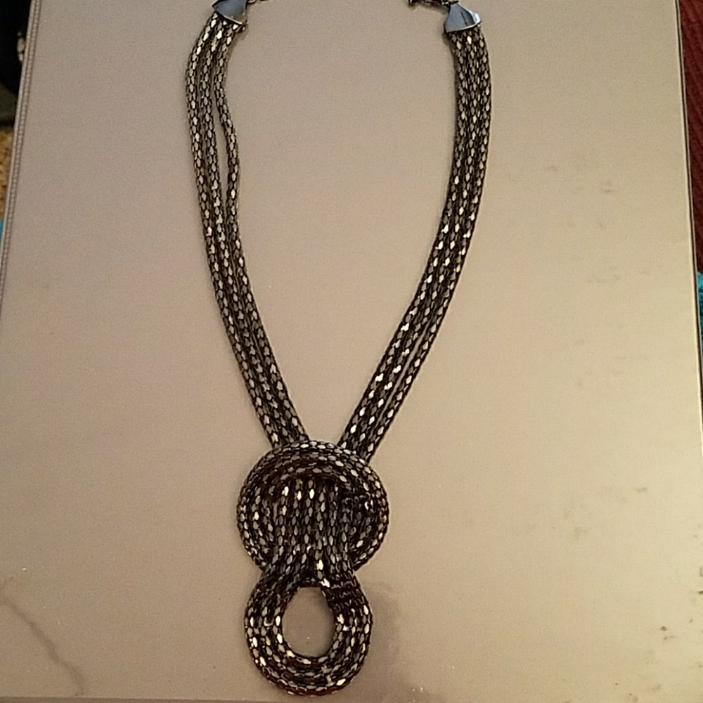 Black metal Necklace