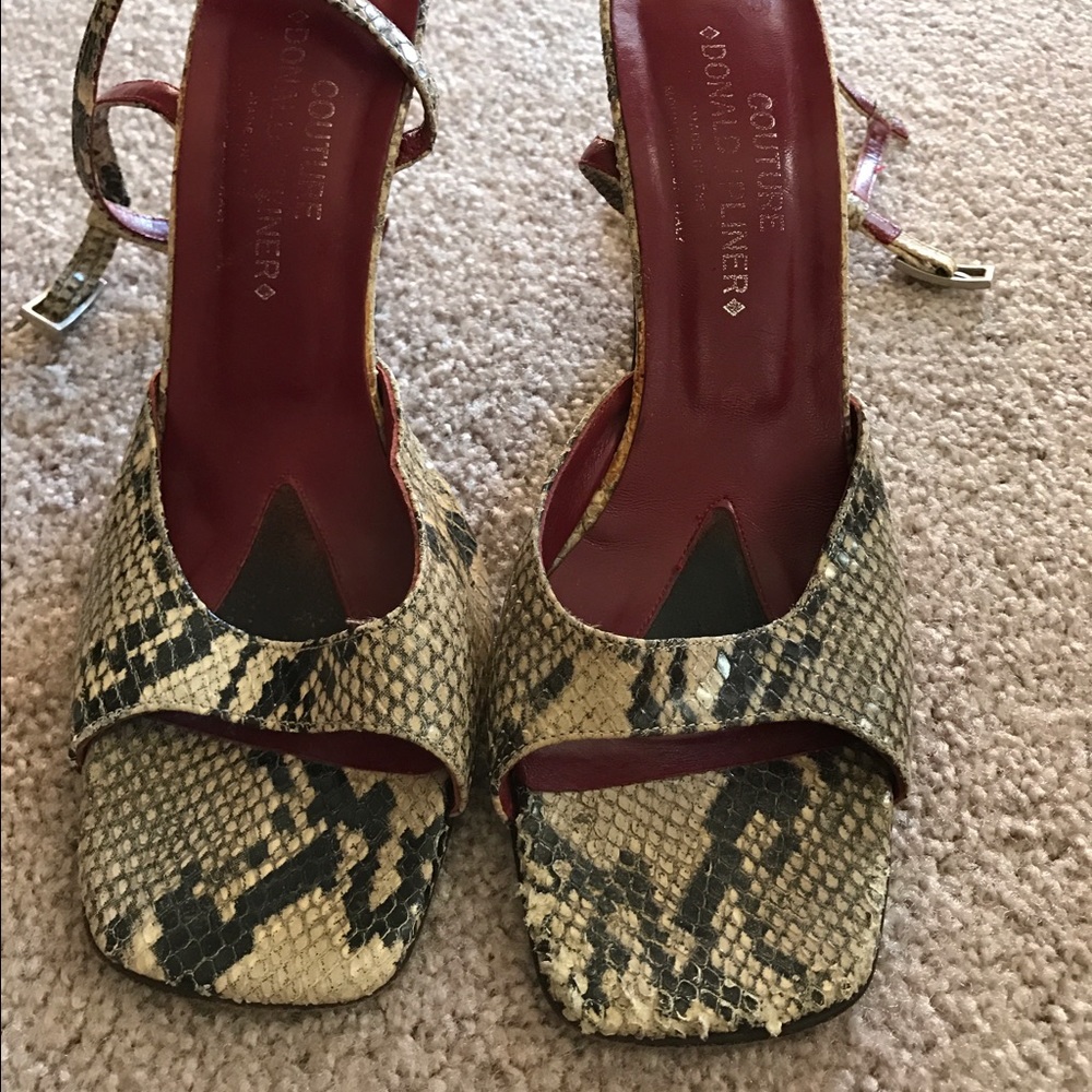 Animal print sandal