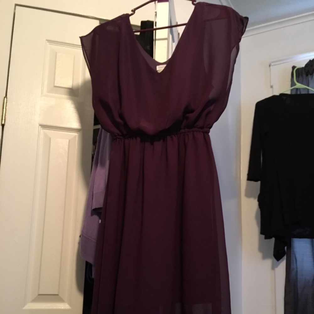 Purple summer dress