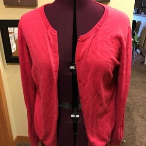 Pink cardigan
