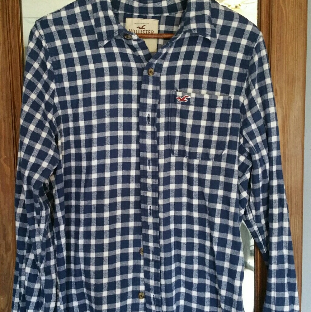 Hollister Flannel Top in XL