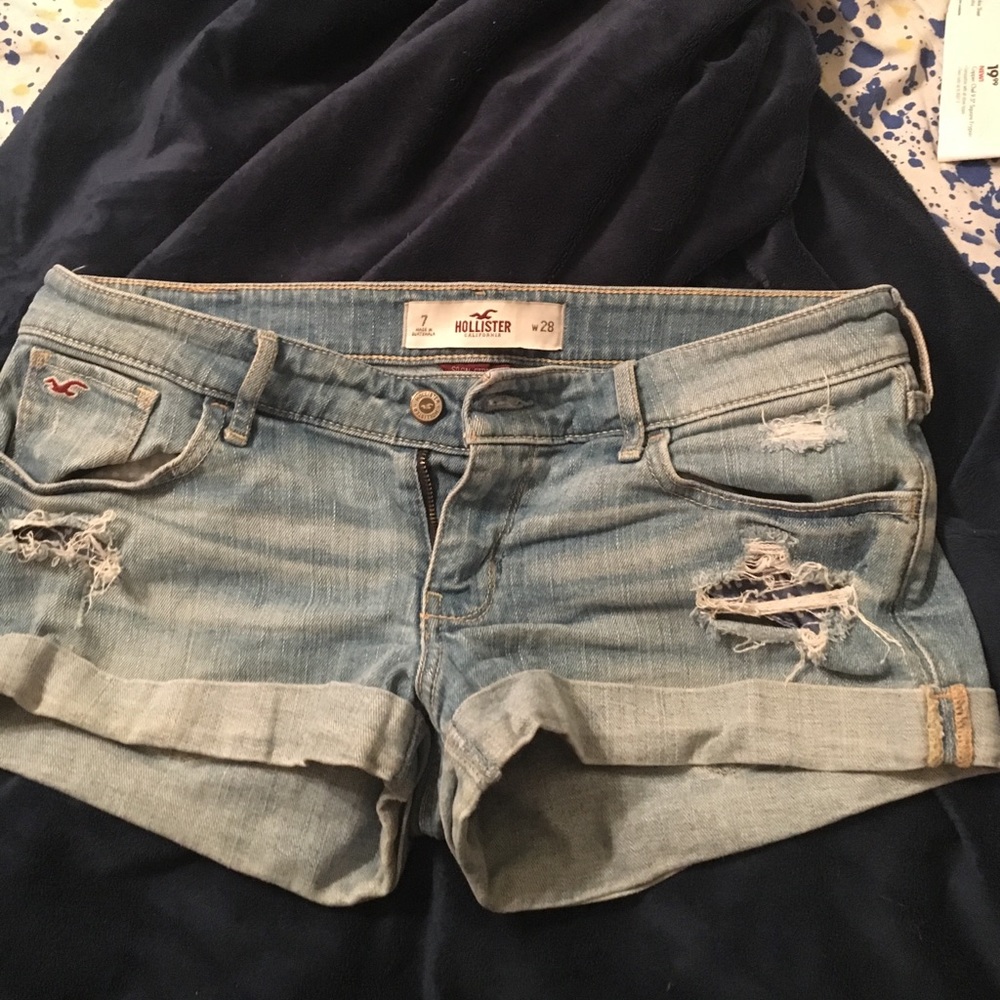 Hollister jean shorts