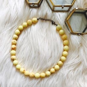 💛 Yellow Beaded Necklace