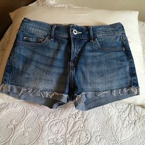 Girls jean shorts