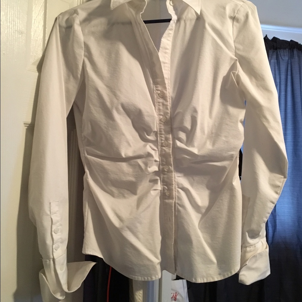 White button down shirt