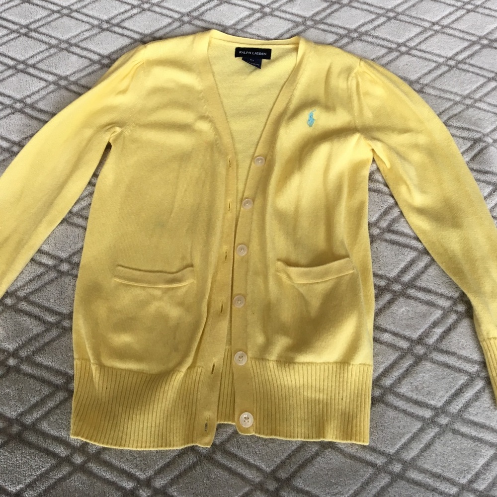 Girls 6x button down Ralph Lauren