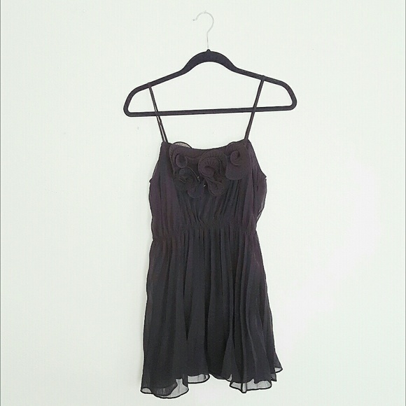 ROMEO & JULIET COUTURE black ruffled dress - Picture 2 of 3