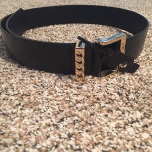 NWT Limited Black Leather Belt