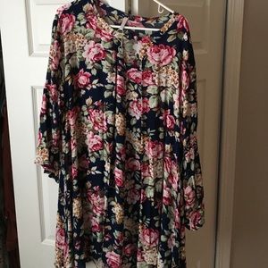 pinkBlush spring floral dress