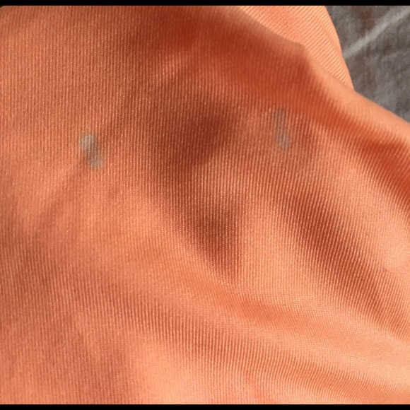 Orange flare strapless bathing suit top - Picture 2 of 2