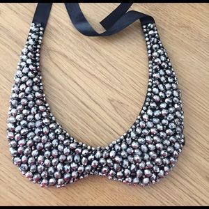 Nordstrom beaded Peter Pan collar.